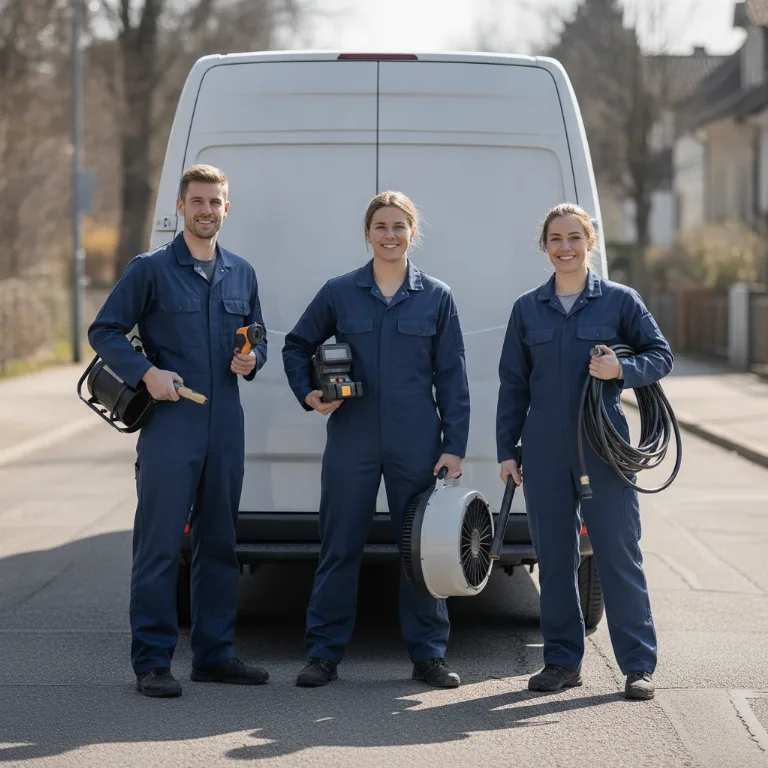 Wasserschadensanierung Team in Sitten